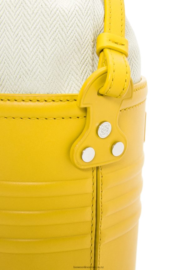 Loewe Women Jardinier pocket in calfskin Yellow LH60R230