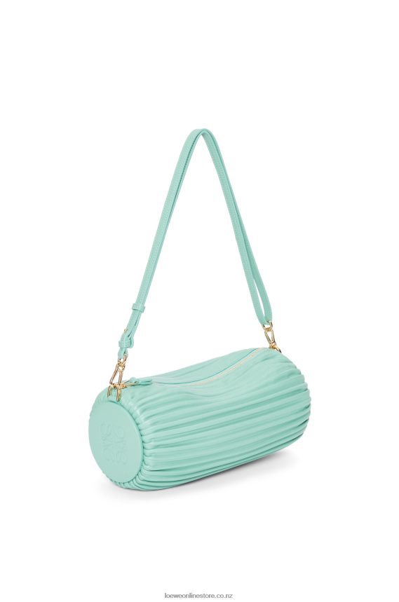 Loewe Women Bracelet Pouch in pleated nappa Fresh Mint LH60R398