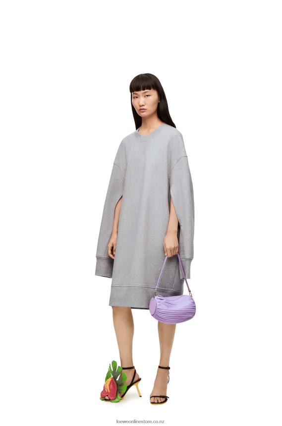 Loewe Women Bracelet Pouch in pleated nappa Light Mauve LH60R376