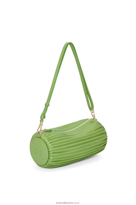 Loewe Women Bracelet Pouch in pleated nappa Spring Green LH60R399