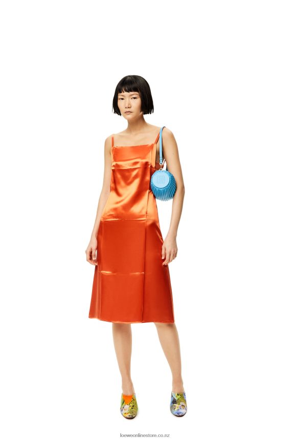 Loewe Women Bracelet pouch in nappa calfskin Cyan LH60R591