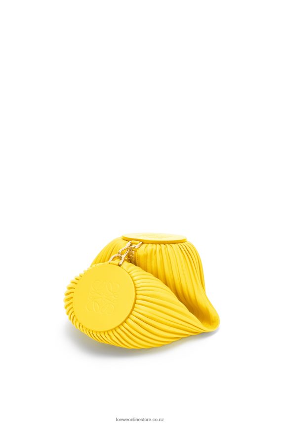 Loewe Women Bracelet pouch in nappa calfskin Lemon LH60R589