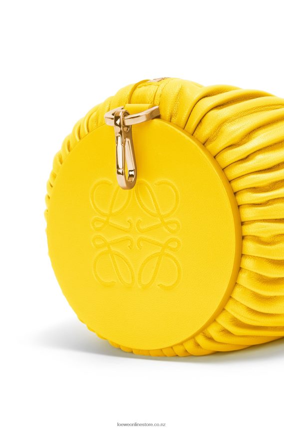 Loewe Women Bracelet pouch in nappa calfskin Lemon LH60R589
