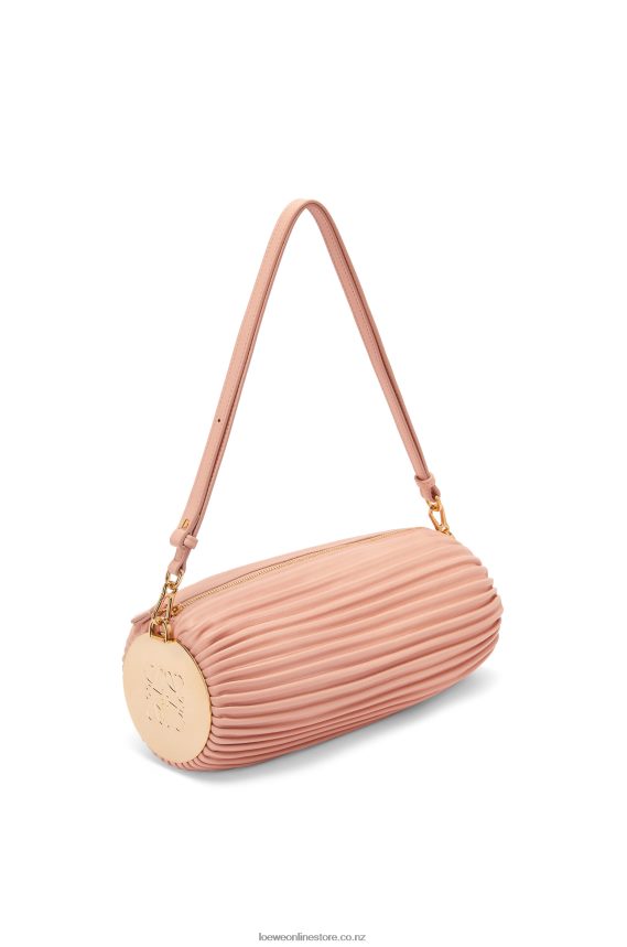 Loewe Women Bracelet pouch in nappa calfskin and brass Pale Pink LH60R618