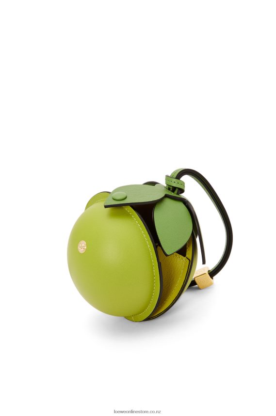 Loewe Women Lime pouch in classic calfskin Meadow Green LH60R585