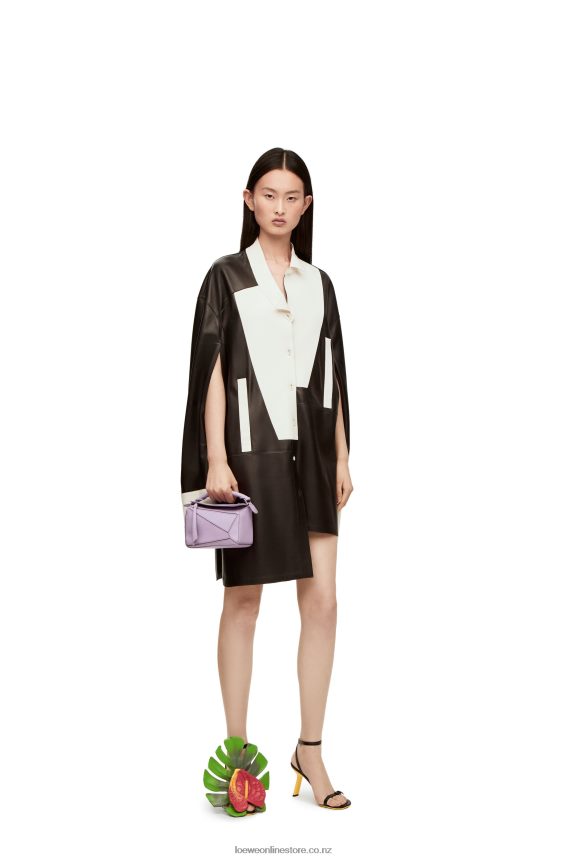 Loewe Women Mini Puzzle bag in soft grained calfskin Light Mauve LH60R199