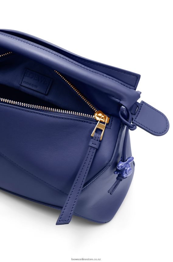 Loewe Women Small Puzzle Edge bag in satin calfskin Deep Purple Glaze LH60R531