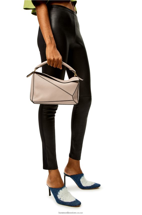 Loewe Women Small Puzzle bag in soft grained calfskin Sand LH60R397