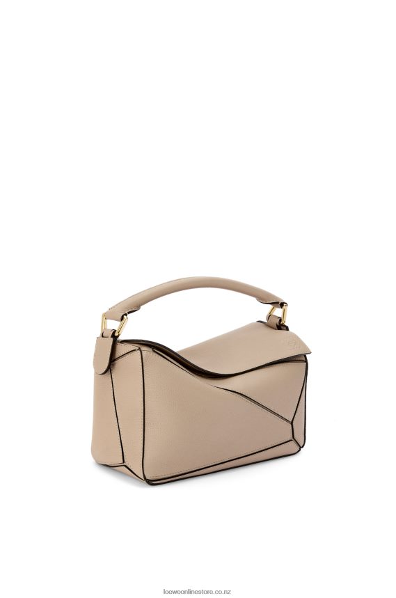 Loewe Women Small Puzzle bag in soft grained calfskin Sand LH60R397