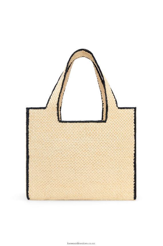 Loewe Women Large Font Tote in raffia Natural LH60R34