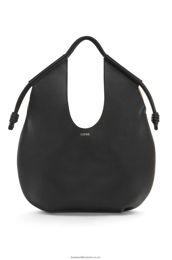 Loewe Women Paseo Tote in shiny nappa calfskin Black LH60R132