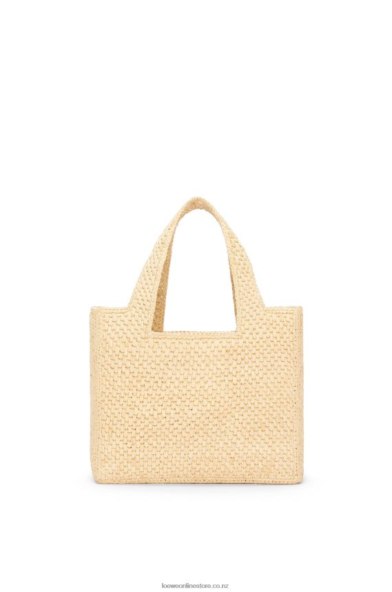Loewe Women Small Font Tote in raffia Natural LH60R33