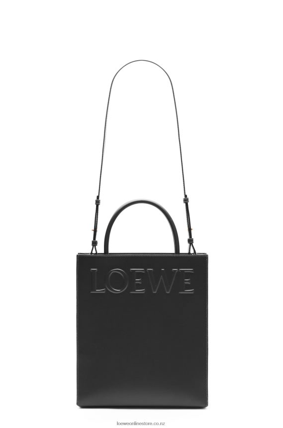 Loewe Women Standard A4 Tote in sleek calfskin Black LH60R117