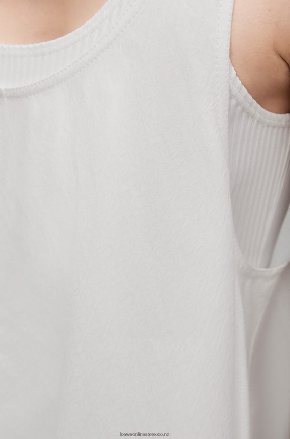 Loewe Women Trapeze dress in cotton White LH60R1034