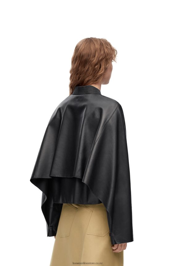 Loewe Women Button jacket in nappa Black LH60R1120