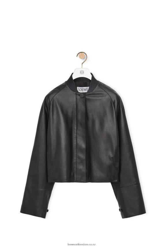 Loewe Women Button jacket in nappa Black LH60R1120