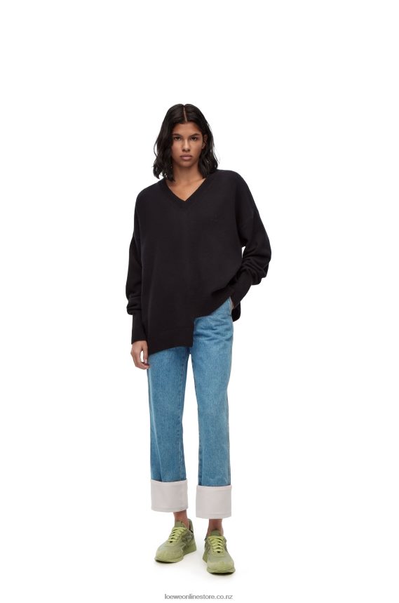 Loewe Women Fisherman jeans in denim Blue Denim LH60R1195