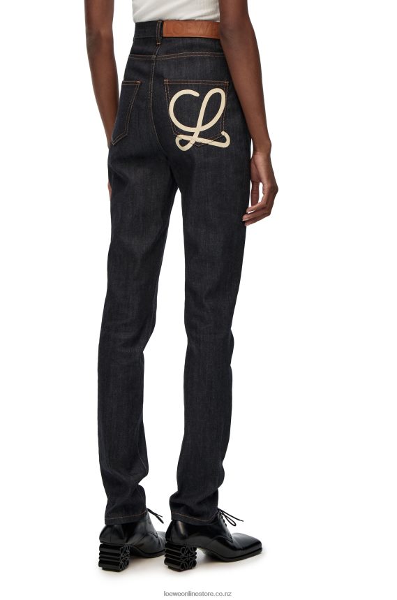 Loewe Women Skinny jeans in denim Raw Denim LH60R1190