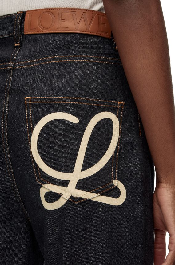 Loewe Women Skinny jeans in denim Raw Denim LH60R1190