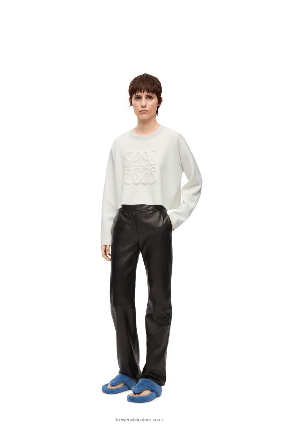 Loewe Women Anagram sweater in wool White LH60R777