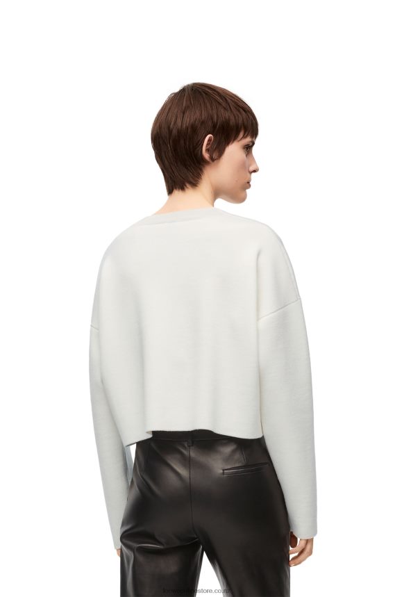 Loewe Women Anagram sweater in wool White LH60R777