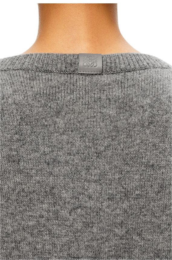 Loewe Women Sweater in cashmere Grey LH60R1018