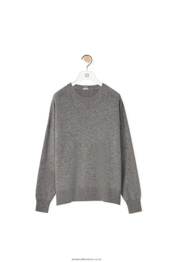 Loewe Women Sweater in cashmere Grey LH60R1018