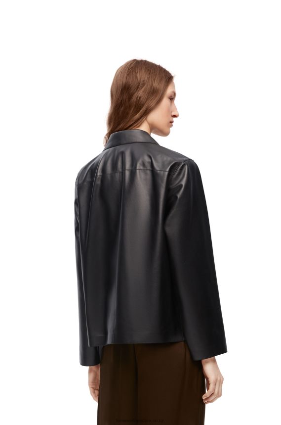 Loewe Women Pyjama blouse in nappa lambskin Black LH60R934