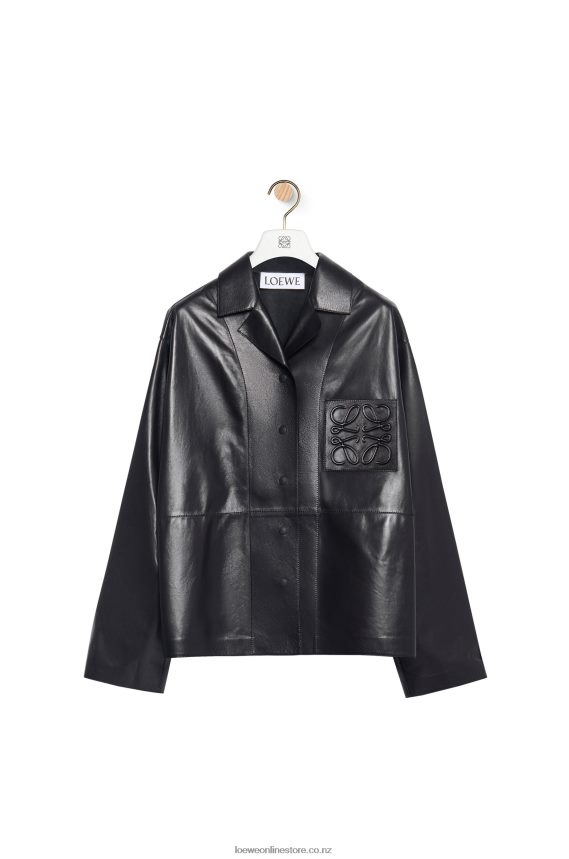 Loewe Women Pyjama blouse in nappa lambskin Black LH60R934