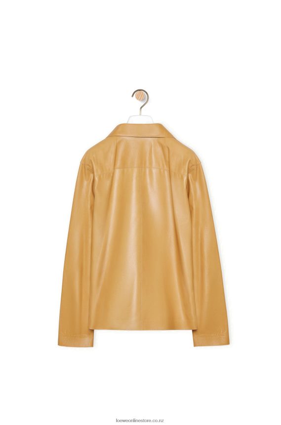 Loewe Women Pyjama blouse in nappa lambskin Sand/Butter LH60R895