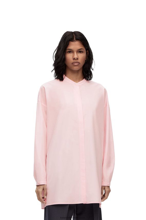 Loewe Women Deconstructed shirt in cotton Chalk LH60R915
