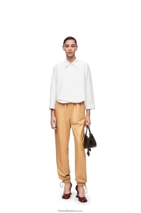 Loewe Women Padded trapeze shirt in cotton poplin White LH60R893