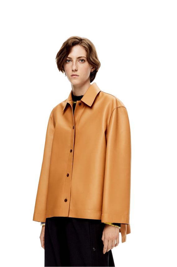 Loewe Women Tunic shirt in nappa Warm Desert LH60R937