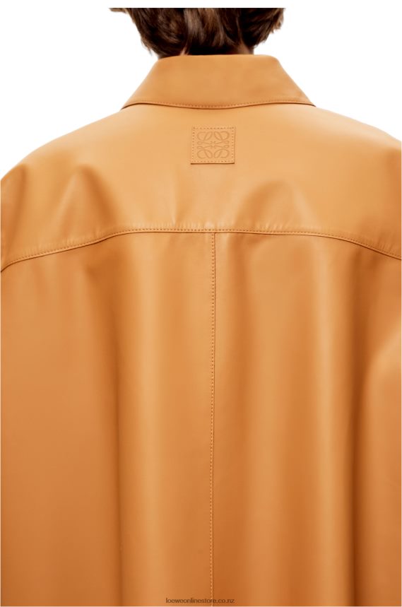 Loewe Women Tunic shirt in nappa Warm Desert LH60R937