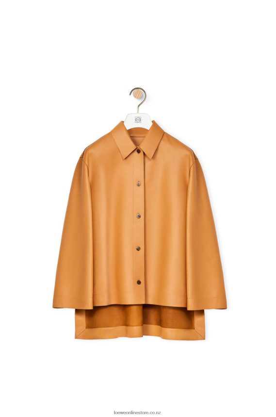 Loewe Women Tunic shirt in nappa Warm Desert LH60R937