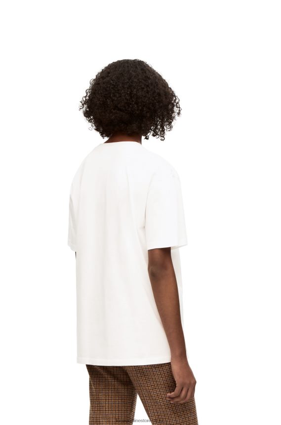 Loewe Women Heen Anagram T-shirt in cotton White LH60R845