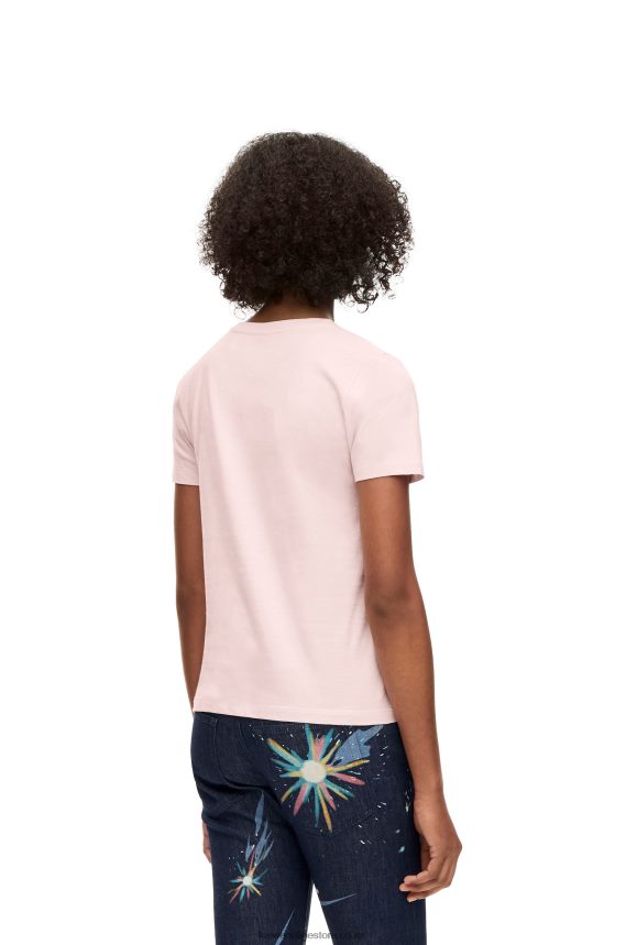 Loewe Women Heen T-shirt in cotton Chalk LH60R832