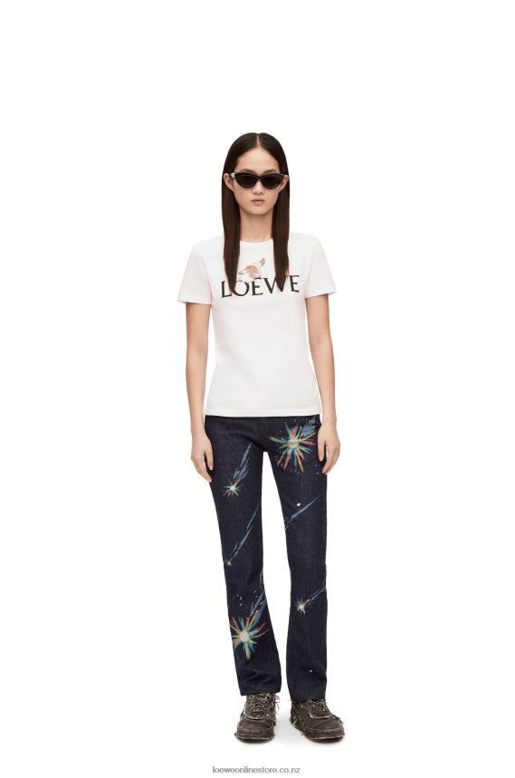 Loewe Women Heen T-shirt in cotton White LH60R833