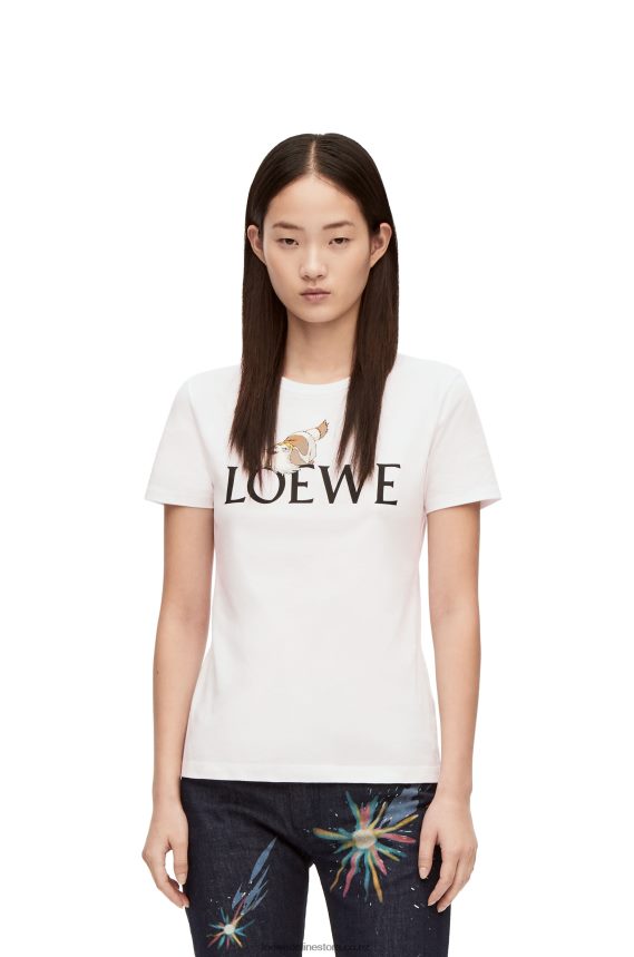 Loewe Women Heen T-shirt in cotton White LH60R833