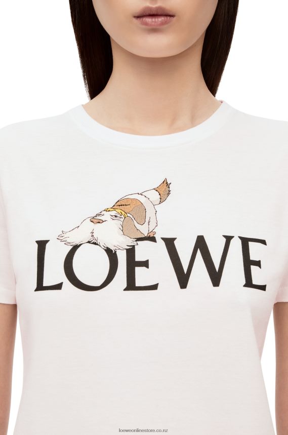 Loewe Women Heen T-shirt in cotton White LH60R833