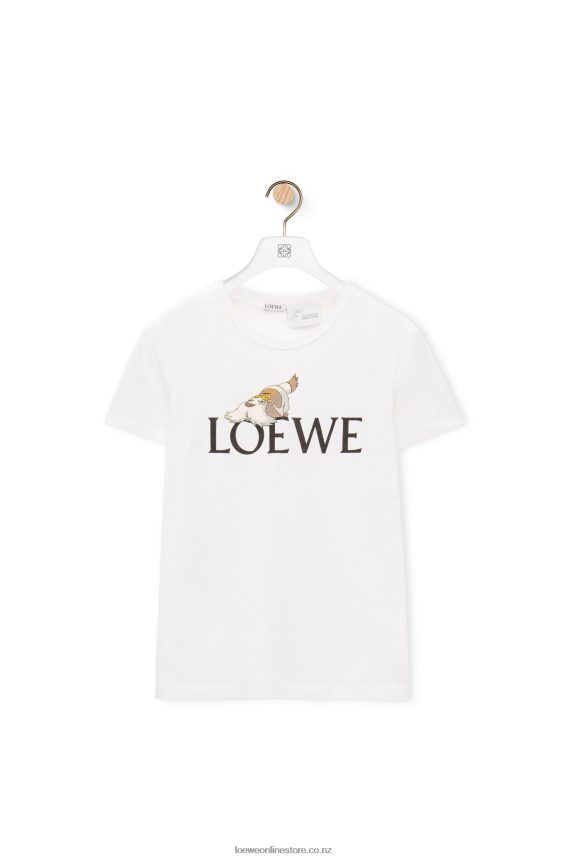 Loewe Women Heen T-shirt in cotton White LH60R833