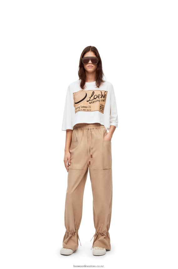 Loewe Women hat T-shirt in cotton White LH60R792