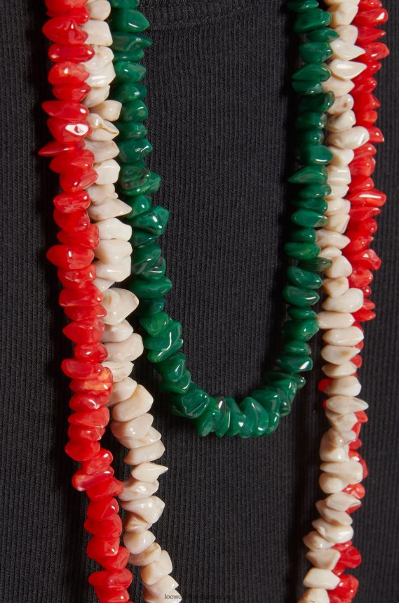 Loewe Women Embellished tank top in cotton Black LH60R784