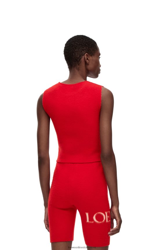 Loewe Women tank top in wool Red LH60R908