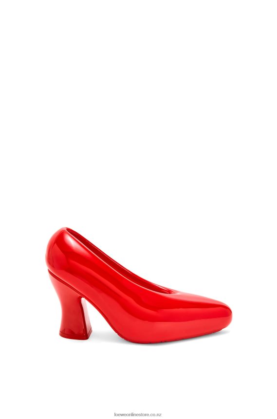 Loewe Women Comic lacquered foam pump in light foam rubber Shiny Red LH60R733