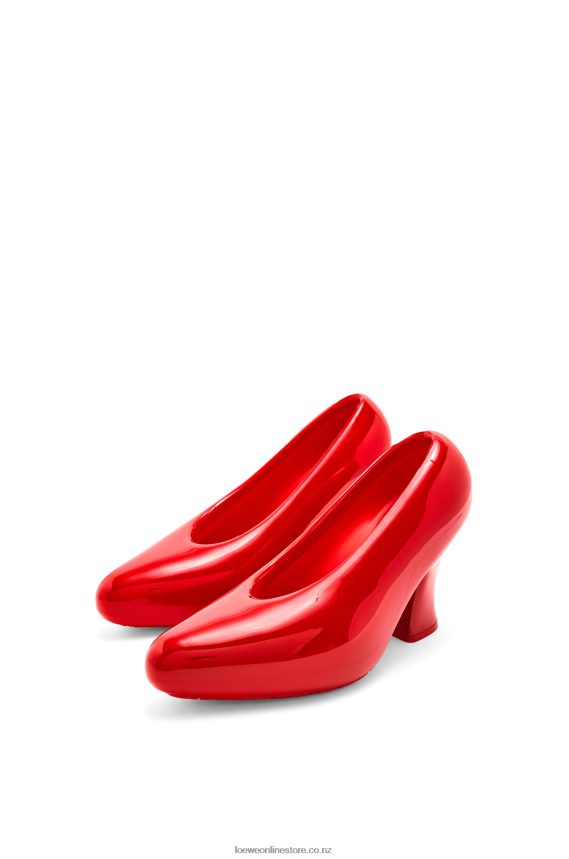 Loewe Women Comic lacquered foam pump in light foam rubber Shiny Red LH60R733
