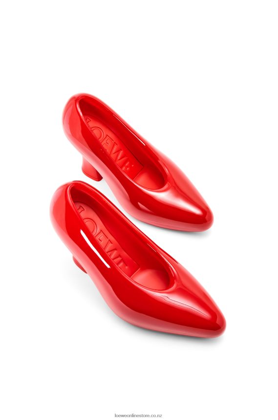 Loewe Women Comic lacquered foam pump in light foam rubber Shiny Red LH60R733