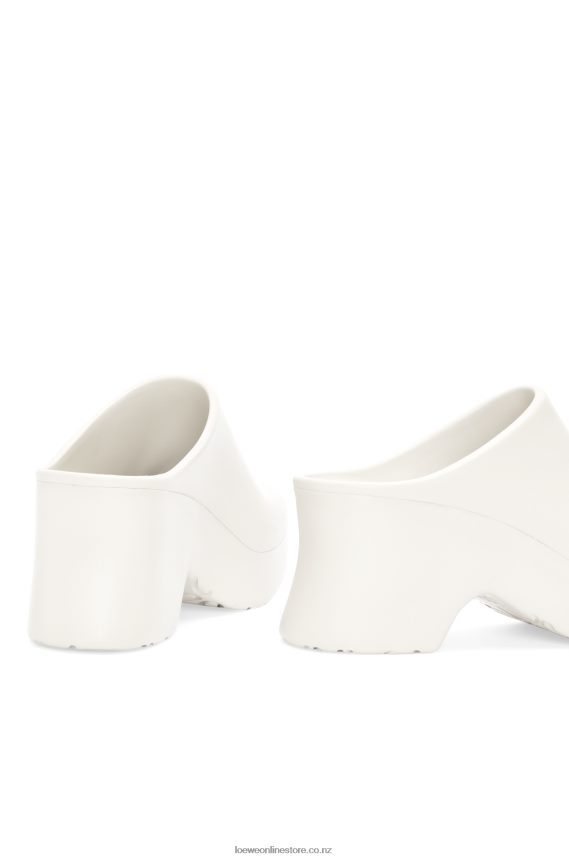 Loewe Women Terra foam clog in light foam rubber White LH60R748
