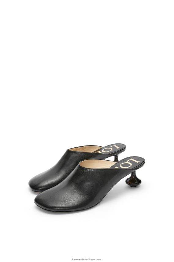 Loewe Women Toy mule in goatskin Black LH60R739