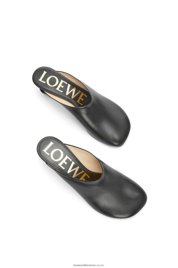 Loewe Women Toy mule in goatskin Black LH60R739